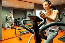 Gym at Brighton Hotel in Moscow, Russia