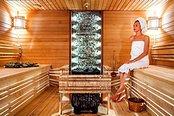 Sauna at Brighton Hotel in Moscow, Russia