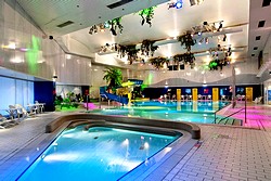Pool at Atlantis Fitness Club at Crowne Plaza Moscow World Trade Centre Hotel in Moscow, Russia