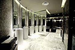 Toilet at Lotte Hotel in Moscow, Russia