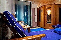 Sauna at Marco Polo Presnja Hotel in Moscow, Russia