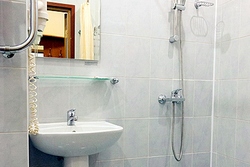 Standard Single Room Bath at Maxima Zarya Hotel in Moscow, Russia