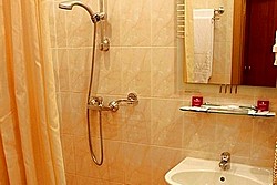 Standard Room Bath Room at Maxima Zarya Hotel in Moscow, Russia