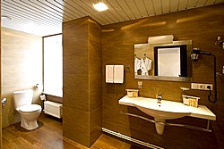 Bath room in Suite at Okhotnik Hotel in Moscow, Russia