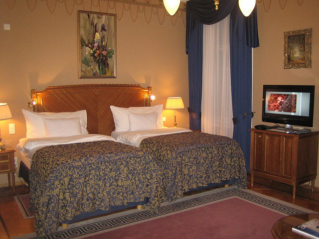 Standard Twin Room at the National Hotel in Moscow, Russia