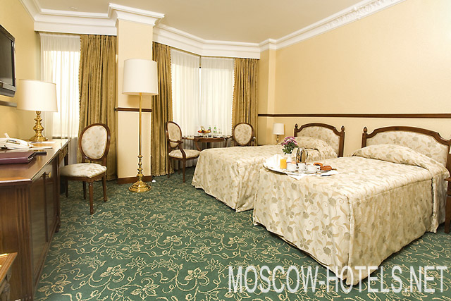 Deluxe Twin Room at the Golden Ring Hotel, Golden Ring Hotel in Moscow, Russia