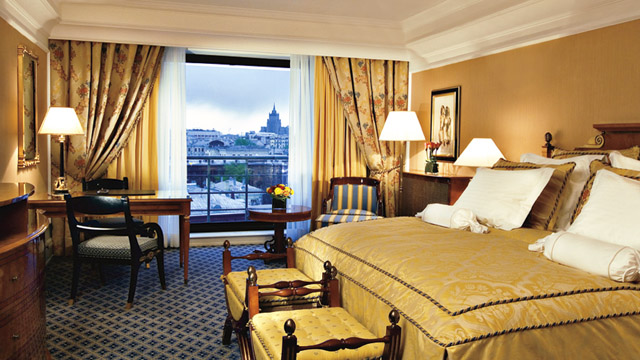 Deluxe Double Room at Ritz Carlton Hotel in Moscow, Russia