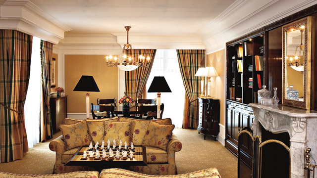 Carlton Suite at Ritz Carlton Hotel in Moscow, Russia