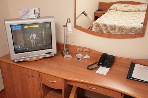 Standard Double Room at the Maxima Slavia Hotel in Moscow, Russia