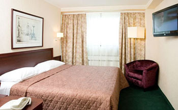 Standard Double Room at the Aerostar Hotel in Moscow, Russia