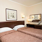 Standard Twin Room at the Aerostar Hotel in Moscow, Russia