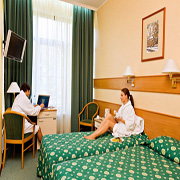 Club Twin Room at the Airhotel Domodedovo in Moscow, Russia