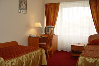 Executive Twin Room at the Akademicheskaya Hotel in Moscow, Russia