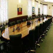 Conference Hall at the Alrosa Na Kazachyem Hotel in Moscow, Russia