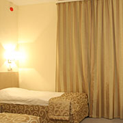 Standard Twin Room at the Aquarium Hotel in Moscow, Russia