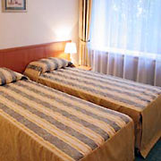 Deluxe Modus Twin Room at the Arbat Hotel in Moscow, Russia