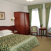 Standard Double Room at the Assambleya Nikitskaya Hotel in Moscow, Russia