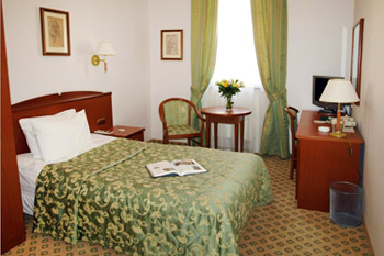 Standard Single Room at the Assambleya Nikitskaya Hotel in Moscow, Russia