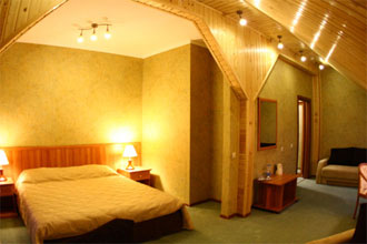Green Loft Suite at the Atlanta Hotel in Moscow, Russia