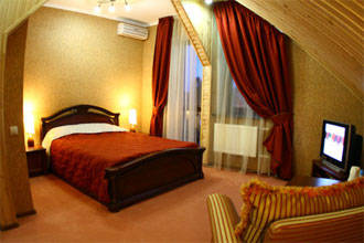 Sandy Loft Suite at the Atlanta Hotel in Moscow, Russia