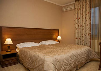 Standard Double Room at the Atlanta Hotel in Moscow, Russia