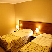 Standard Twin Room at the Atlanta Hotel in Moscow, Russia