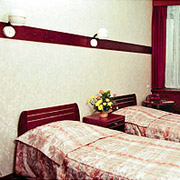 Standard Twin Room at the Belgrade Hotel in Moscow, Russia