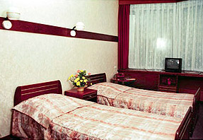 Standard Twin Room at the Belgrade Hotel in Moscow, Russia