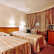 Renovated Tourist Class Twin Room at the Belgrade Hotel in Moscow, Russia