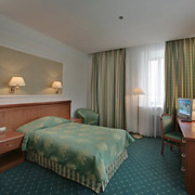 Standard Single Room at the Borodino Hotel in Moscow, Russia