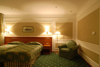 Standard Twin at the Borodino Hotel in Moscow, Russia