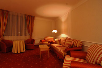 Suite at the Borodino Hotel in Moscow, Russia