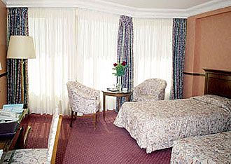 Deluxe Twin Room at the Golden Ring Hotel in Moscow, Russia