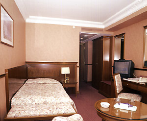 Single Room at the Golden Ring Hotel in Moscow, Russia
