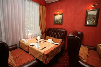 Square Restaurant at the Heliopark Empire Hotel in Moscow, Russia