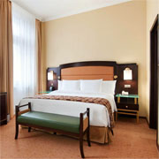 King Hilton Deluxe Room at the Hilton Moscow Leningradskaya in Russia