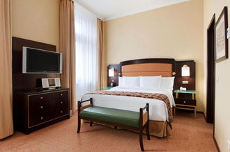 King Hilton Deluxe Room at the Hilton Moscow Leningradskaya in Russia
