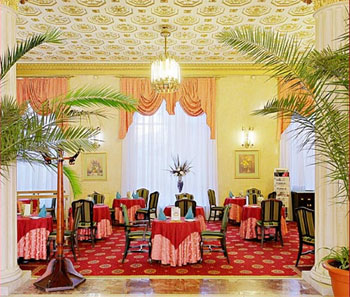Sudakov Gallery at the Historical Hotel Sovietsky in Moscow, Russia