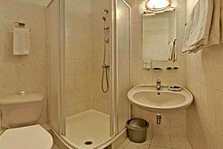 Bathroom at Standard Double Room at Aeropolis Hotel in Moscow, Russia