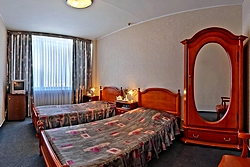 Standard Twin Room at Aeropolis Hotel in Moscow, Russia