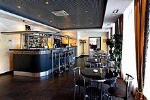 Lobby Bar at Aeropolis Hotel in Moscow, Russia