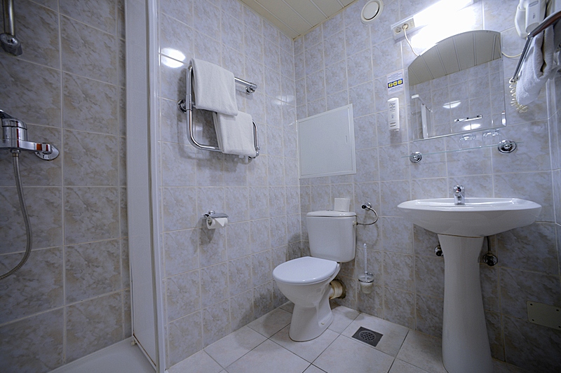 Economy Single Room Bathroom at Airhotel Domodedovo in Moscow, Russia