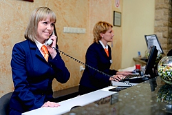 Reception at Airhotel Domodedovo in Moscow, Russia