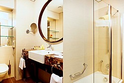 Superior Room Bathroom at Aquamarine Hotel in Moscow, Russia