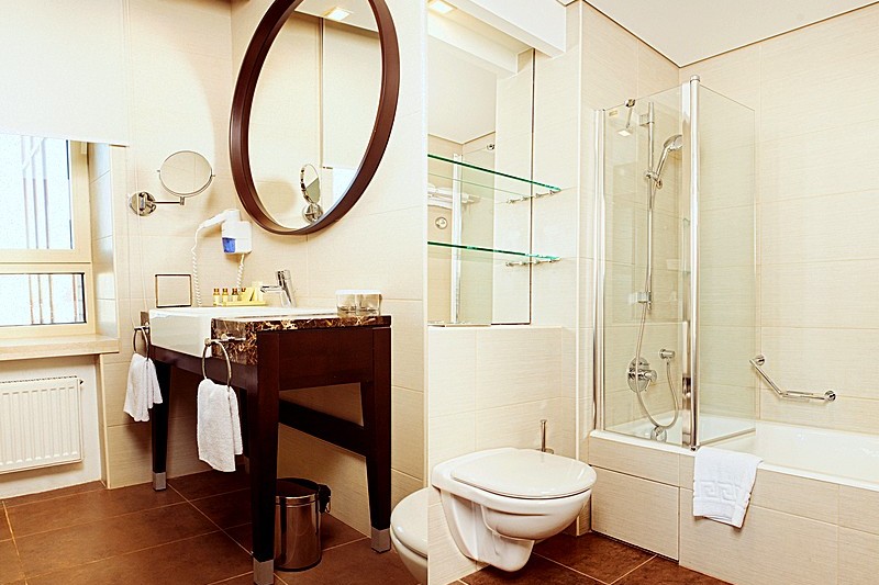 Executive Room Bathroom at Aquamarine Hotel in Moscow, Russia