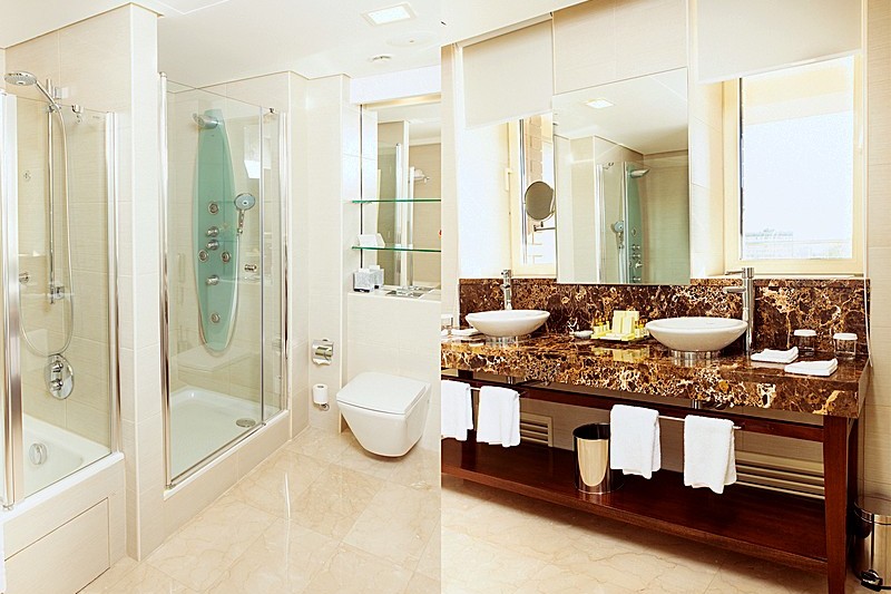 Gold Suite Bathroom at Aquamarine Hotel in Moscow, Russia