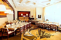 Topaz Restaurant and Bar at Aquamarine Hotel in Moscow, Russia