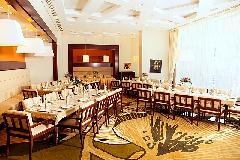 Topaz Restaurant and Bar at Aquamarine Hotel in Moscow, Russia
