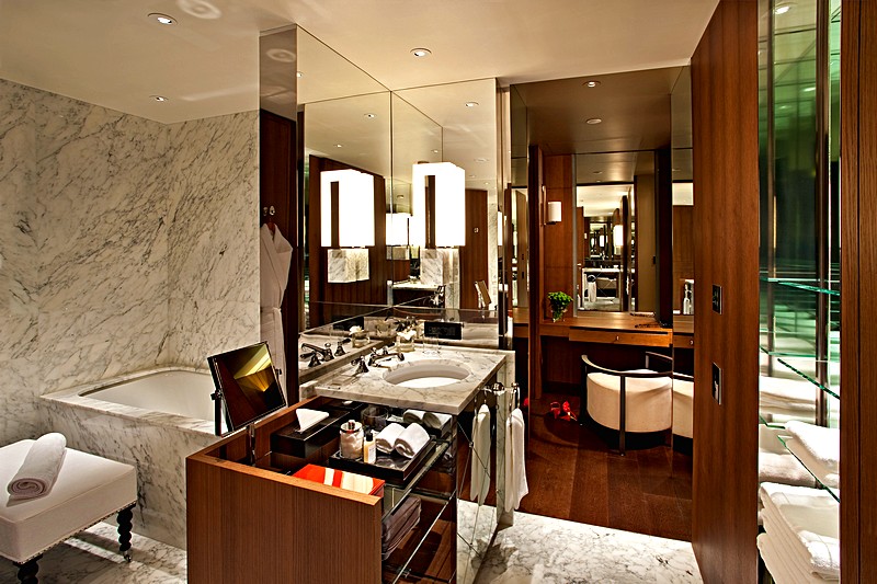 Park Suite King Bathroom at Ararat Park Hyatt Hotel in Moscow, Russia