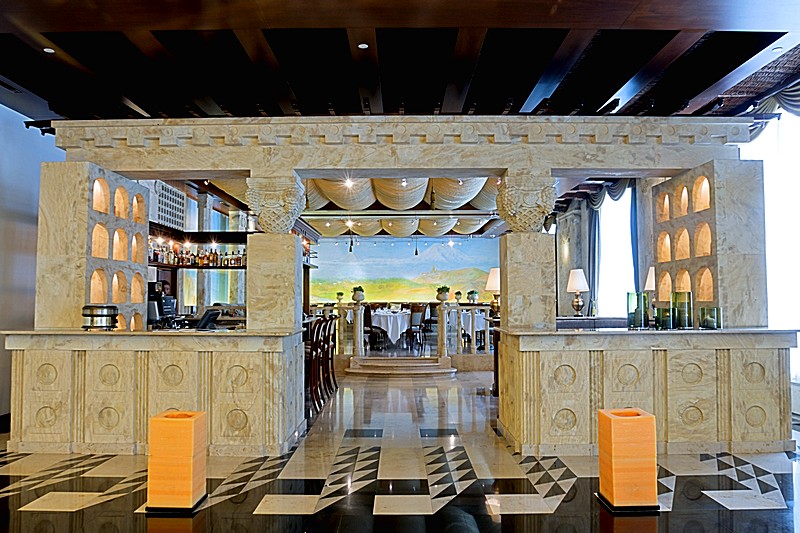 Café Ararat at Ararat Park Hyatt Hotel in Moscow, Russia